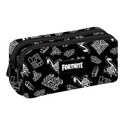 Foto van Arditex etui fortnite junior 21 x 6 x 9 cm textiel zwart/wit