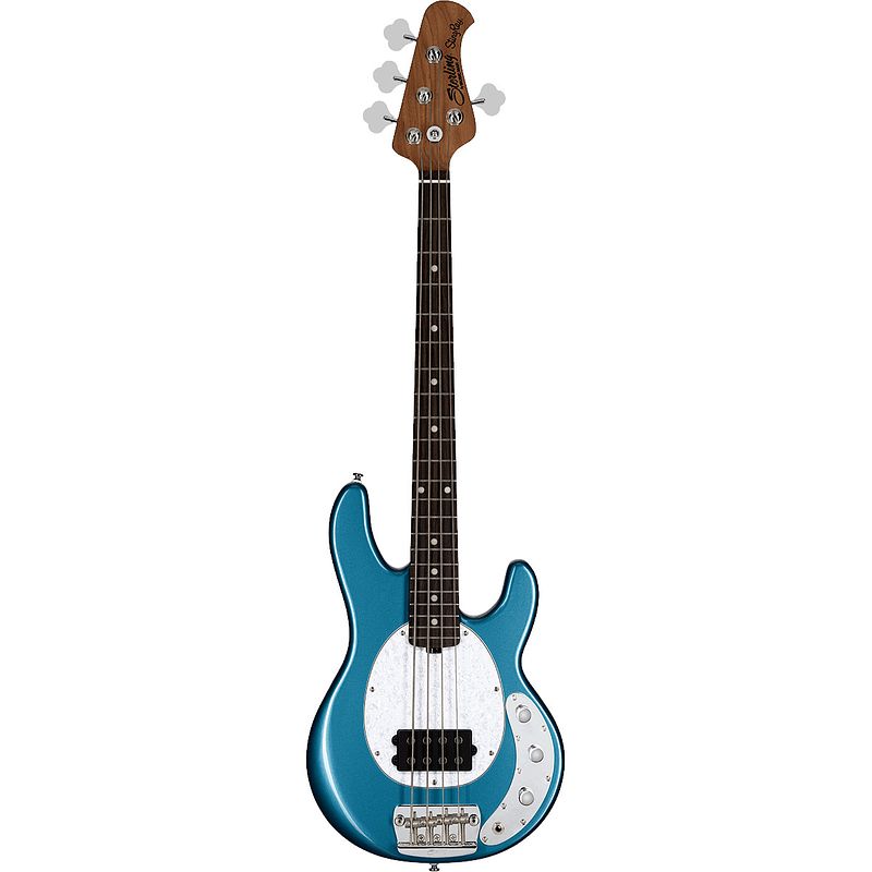 Foto van Sterling by music man rayss4 stingray short scale toluca lake blue elektrische basgitaar