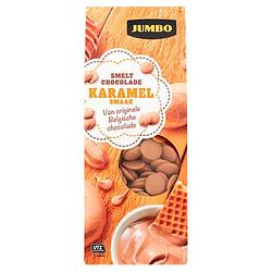 Foto van Jumbo smeltchocolade karamelsmaak 150g