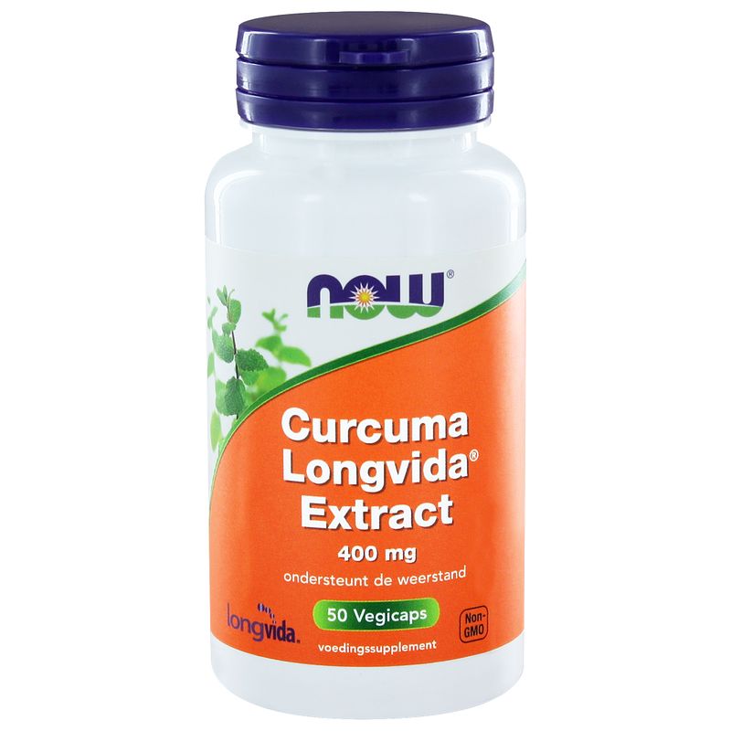 Foto van Now curcuma longvida extract capsules