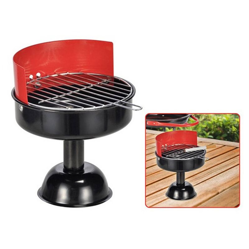 Foto van Grill / barbecue asbak 13 x 15 cm - asbak in de vorm van een bbq - asbakken