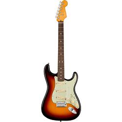 Foto van Fender american ultra stratocaster ultra burst rw elektrische gitaar met koffer