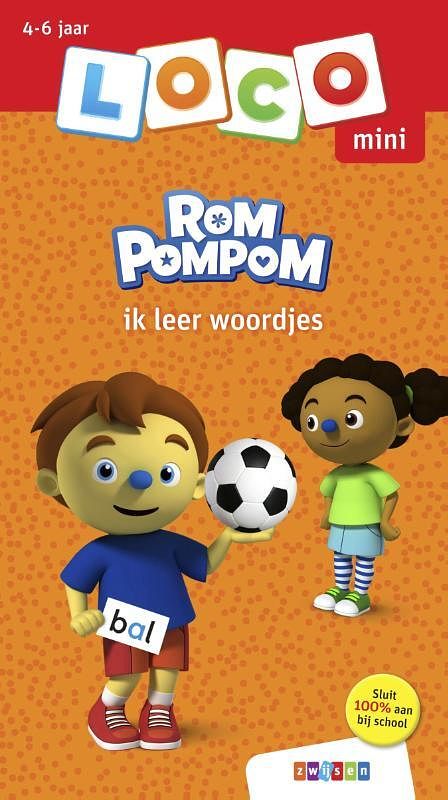 Foto van Loco mini rompompom ik leer woordjes - paperback (9789048740369)