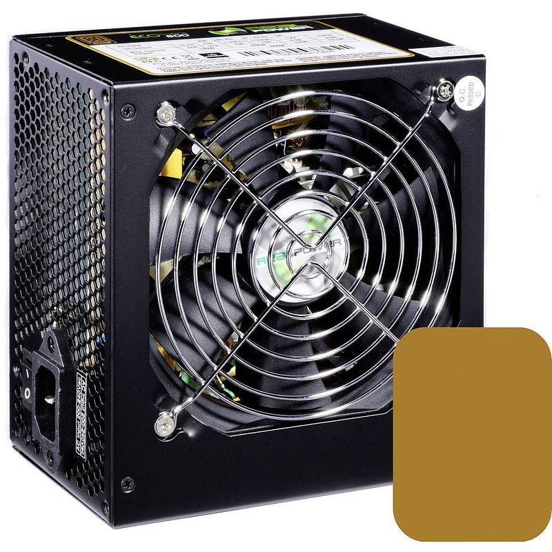 Foto van Realpower rp550 pc netvoeding 550 w atx 80 plus bronze