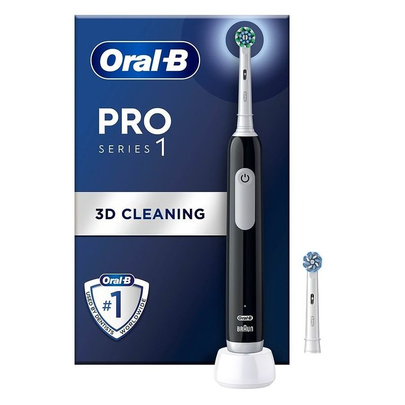 Foto van Oral b pro series 1 tandenborstel zwart