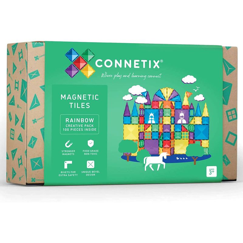 Foto van Connetix magnetische tegels creative set 100 stuks