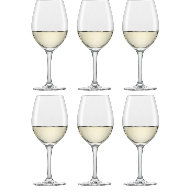 Foto van Schott zwiesel witte wijnglazen banquet 300 ml - 6 stuks