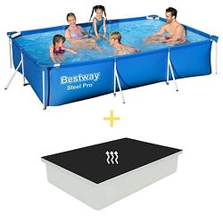 Foto van Bestway zwembad - steel pro - 300 x 201 x 66 cm - inclusief solarzeil