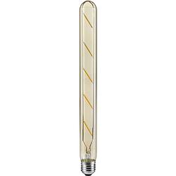 Foto van Led lamp - filament - trion stybon - e27 fitting - 4w - warm wit 2700k - amber - aluminium