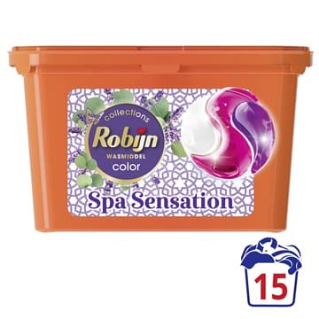 Foto van Robijn 3in1 wascapsules color spa sensation 15 wasbeurten bij jumbo