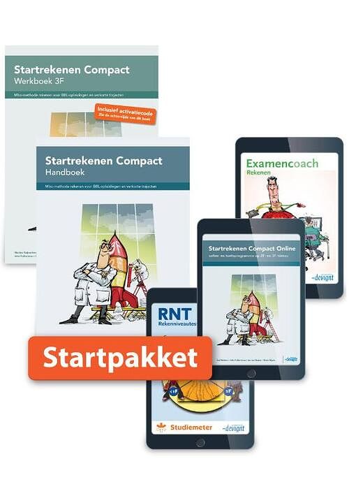 Foto van Startrekenen compact 3f 12m - astrid van roosmalen - paperback (9789463263337)