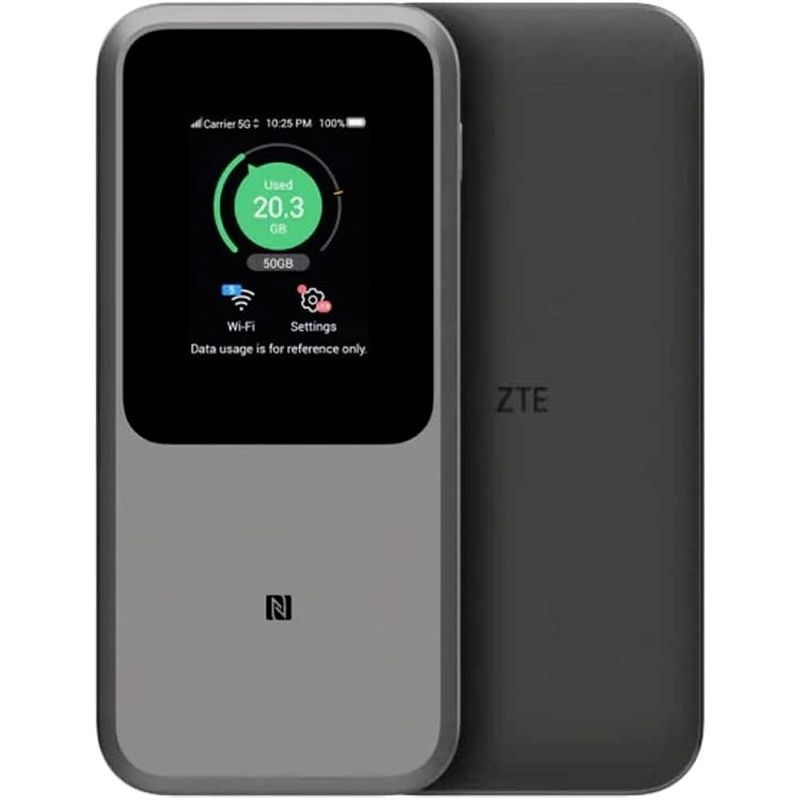 Foto van Zte mu5120 mifi router 3800 mbit/s grijs