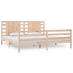 Foto van Vidaxl bedframe massief grenenhout 200x200 cm