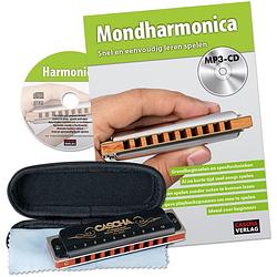 Foto van Cascha hh 1610 nl prof. blues harmonica set + leerboek, cd