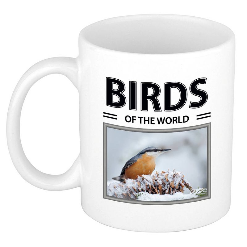 Foto van Boomklever vogels mok met dieren foto birds of the world - feest mokken