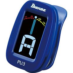 Foto van Ibanez pu3 blue chromatisch clip-on stemapparaat