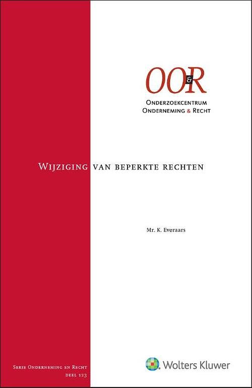 Foto van Wijziging van beperkte rechten - paperback (9789013163131)