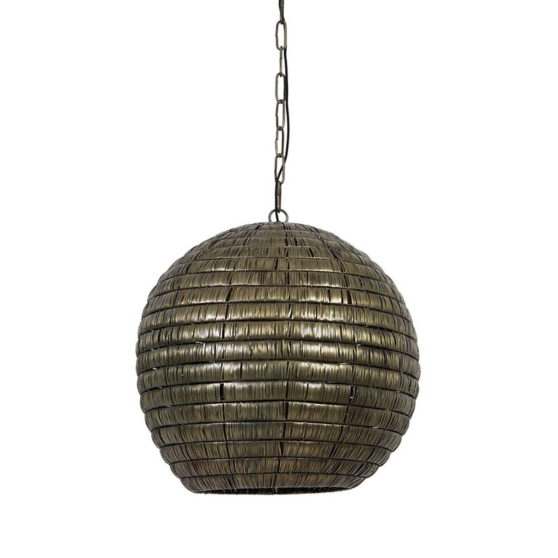 Foto van Light & living - hanglamp kymora - 55x55x56 - brons