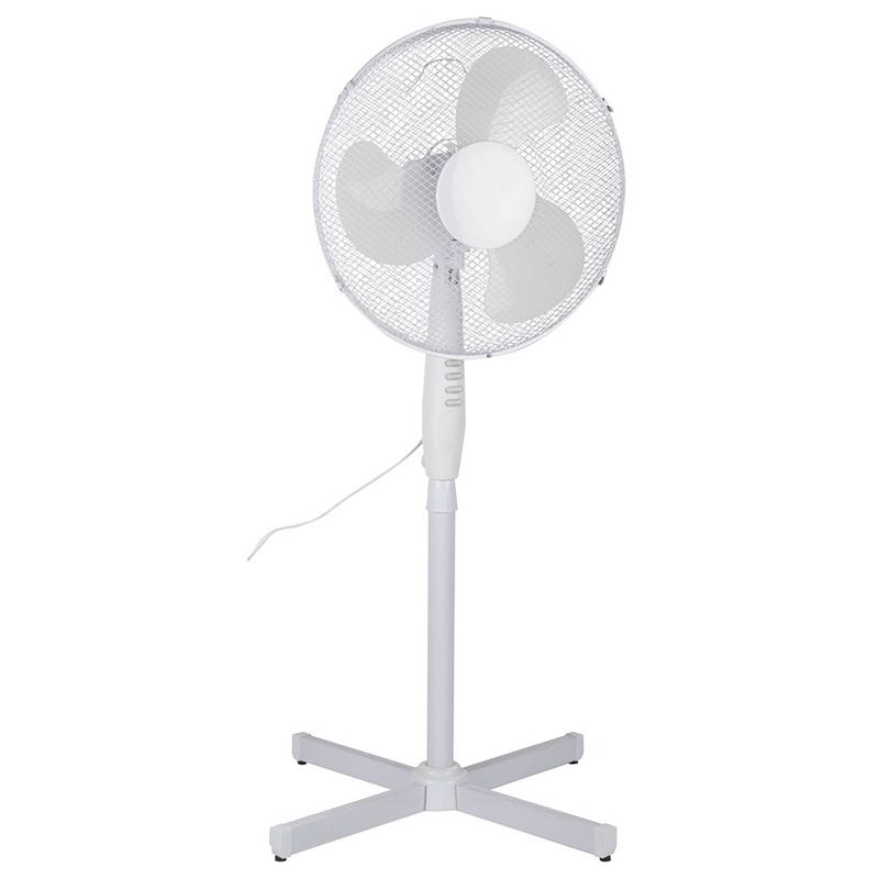 Foto van Staande ventilator wit 40 cm 42w - staande ventilatoren