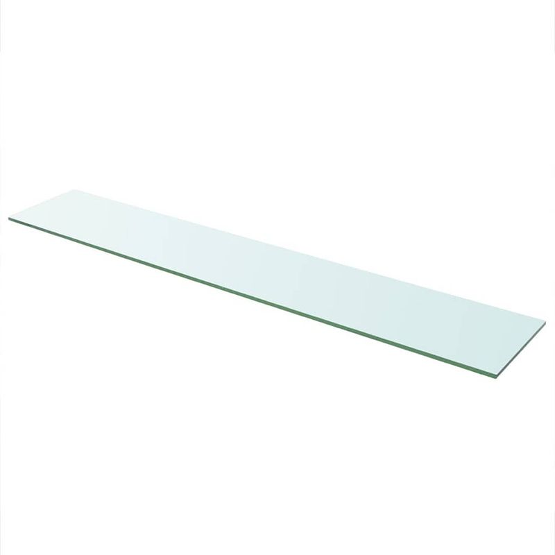 Foto van Vidaxl wandschap transparant 110x20 cm glas