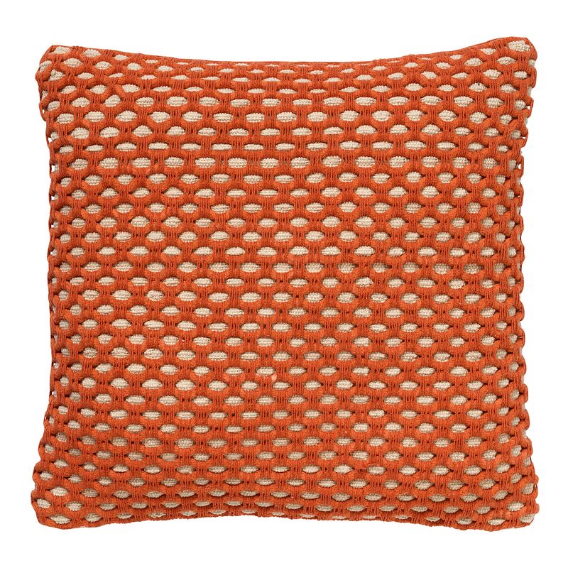 Foto van Dutch decor denley - sierkussen van katoen potters clay 45x45 cm - oranje - oranje