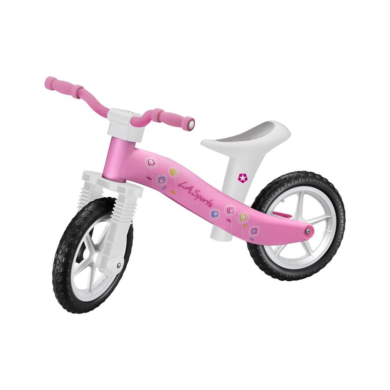 Foto van Loopfiets la sports roze 12""