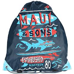 Foto van Maui haai - gymbag - 38 x 34 cm - multi