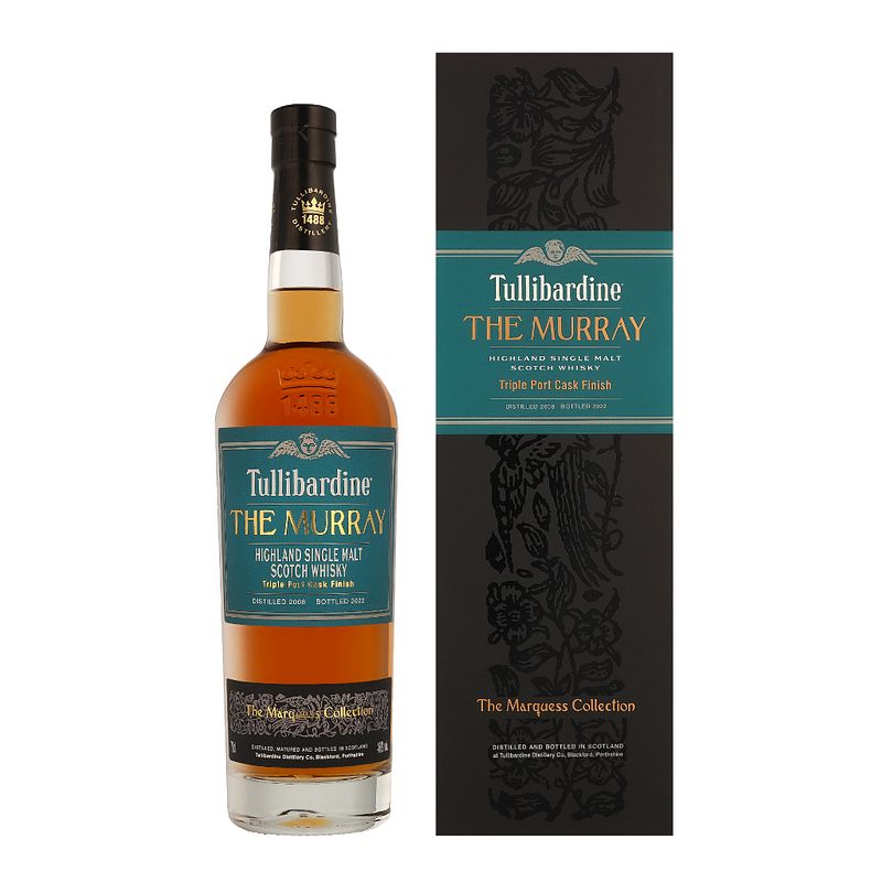 Foto van Tullibardine the murray triple port 0.7 liter whisky + giftbox