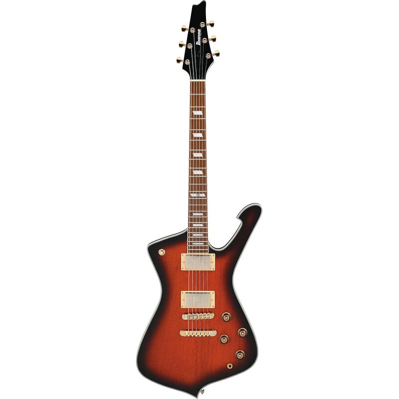 Foto van Ibanez ic420 iceman antique autumn burst elektrische gitaar met gigbag