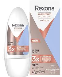 Foto van Rexona maximum protection clean scent deodorant roller