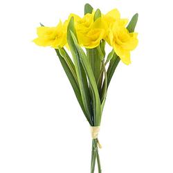 Foto van Narcissus bundle x3 yellow 30 cm kunstbloemen