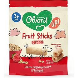 Foto van Olvarit up! fruit stick aardbei 3 jaar+ 30g bij jumbo