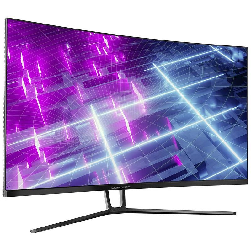 Foto van Lc power gaming monitor 80 cm (31.5 inch) energielabel g (a - g) 2560 x 1440 pixel qhd 4 ms audio, stereo (3.5 mm jackplug), displayport, hdmi va lcd