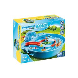 Foto van Playmobil 1, 2, 3 - vrolijke waterbaan (70267)