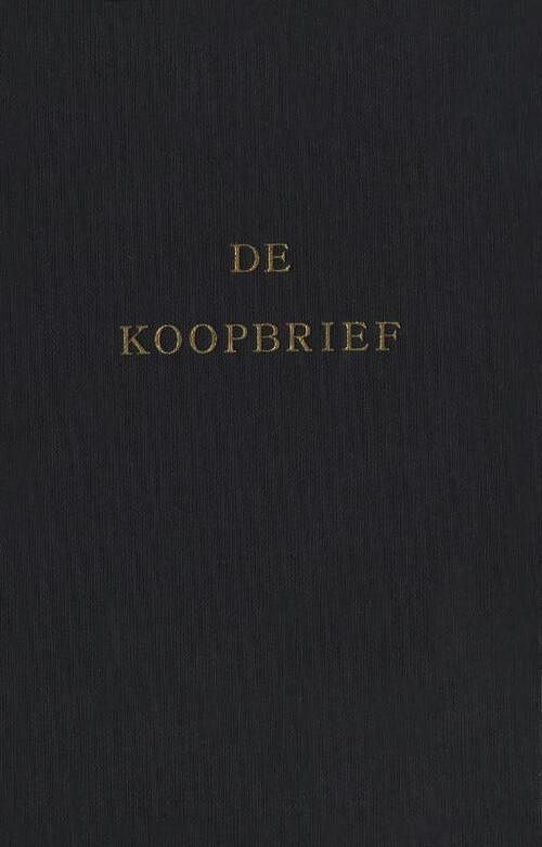 Foto van De koopbrief - clara asscher-pinkhof - ebook (9789025863807)