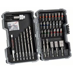 Foto van Bosch accessories 2607017328 bosch power tools geslepen 35-delig boor en bit assortiment