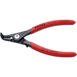 Foto van Knipex 49 41 a11 precisie-borgveertang geschikt voor borgringen buitenringen 10-25 mm puntvorm 90° haaks