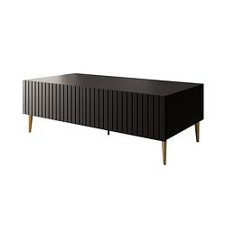 Foto van Meubella salontafel king - mat zwart - 120 cm