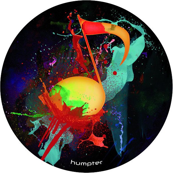 Foto van Humpter slipmat sm-011 vilten slipmat met opdruk