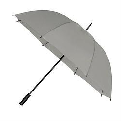 Foto van Impliva golfparaplu windproof 125 cm lichtgrijs