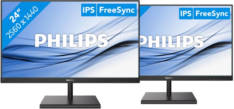 Foto van 2x philips 245e1s