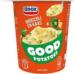 Foto van Unox good potatoes broccoli en kaas 50 g bij jumbo