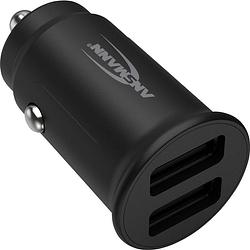 Foto van Ansmann incar charger cc212 1000-0030 usb-oplader auto, vrachtwagen uitgangsstroom (max.) 2400 ma 2 x usb 2.0 bus a