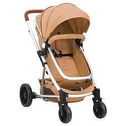 Foto van Vidaxl kinderwagen 2-in-1 aluminium taupe