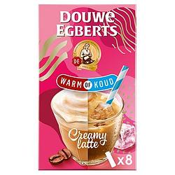 Foto van Douwe egberts creamy latte lekker warm of koud oploskoffie 8 stuks bij jumbo