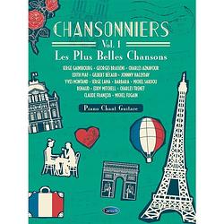 Foto van Hal leonard chansonniers vol. 1 songboek voor piano, gitaar en zang