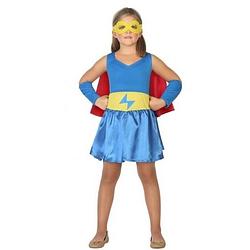 Foto van Supergirl verkleedjurk voor meisjes 128 (7-9 jaar) - carnavalsjurken