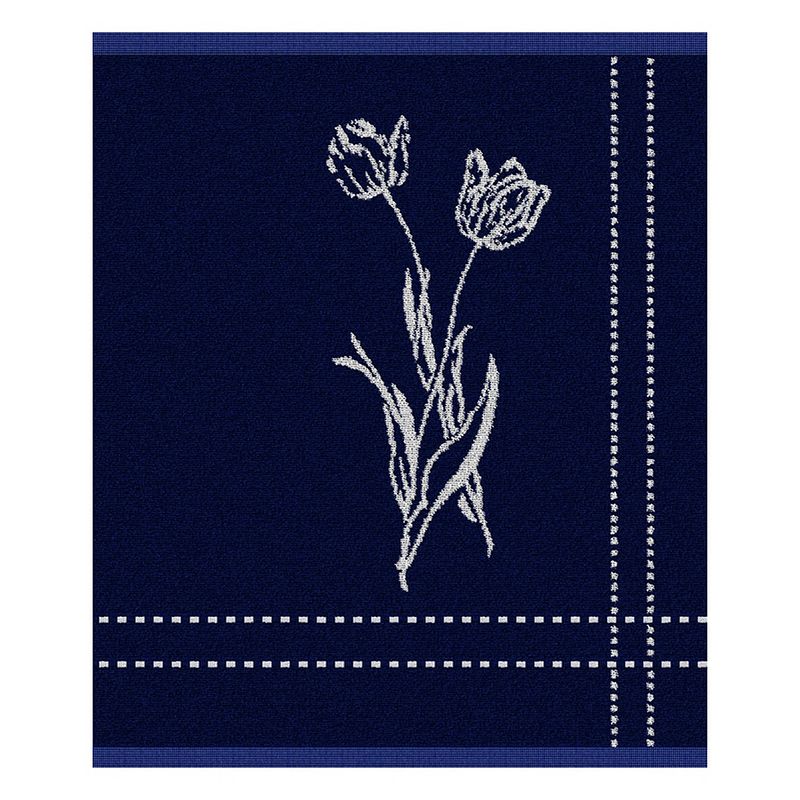 Foto van Ddddd keukendoek lisse 50x55cm - blue - set van 6