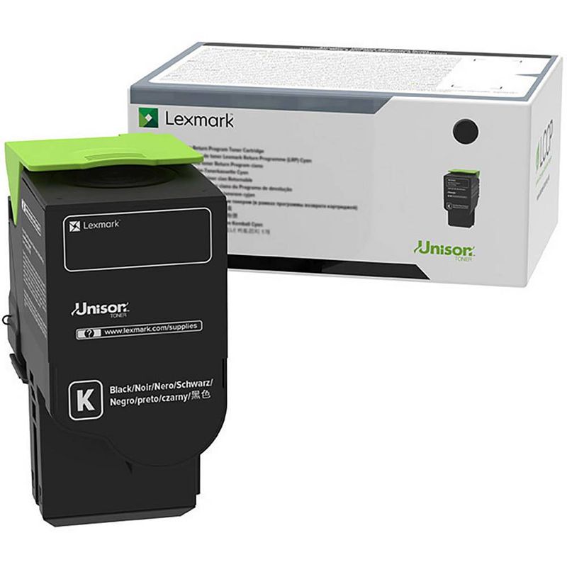 Foto van Lexmark toner c2535 mc2535 mc2640 c250u10 origineel zwart 8000 bladzijden