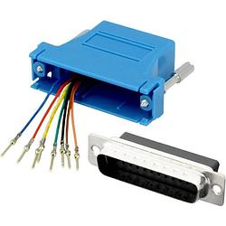 Foto van Encitech da25-pmj8-k-b-rc d-sub adapter d-sub stekker 25-polig - rj45-bus 8p8c 1 stuk(s)